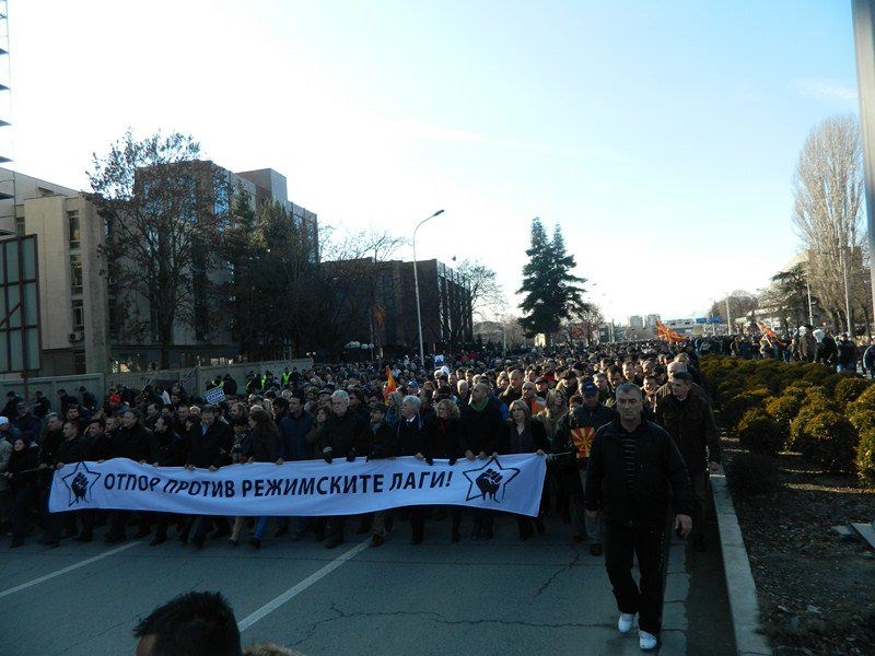 Над 1500 прилепчани на маршот против режимските лаги