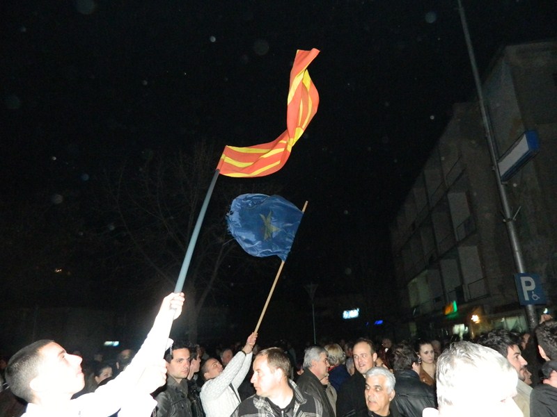 Победничка атмосвера пред ОО СДСМ Прилеп, 01.03.2013