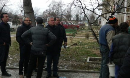 СДСМ Прилеп во посета на опожарената зграда во Бончејца